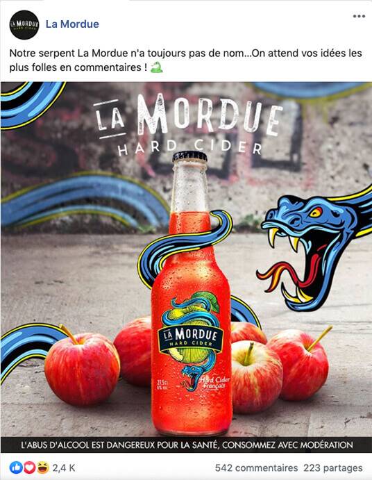 Visuel La mordue