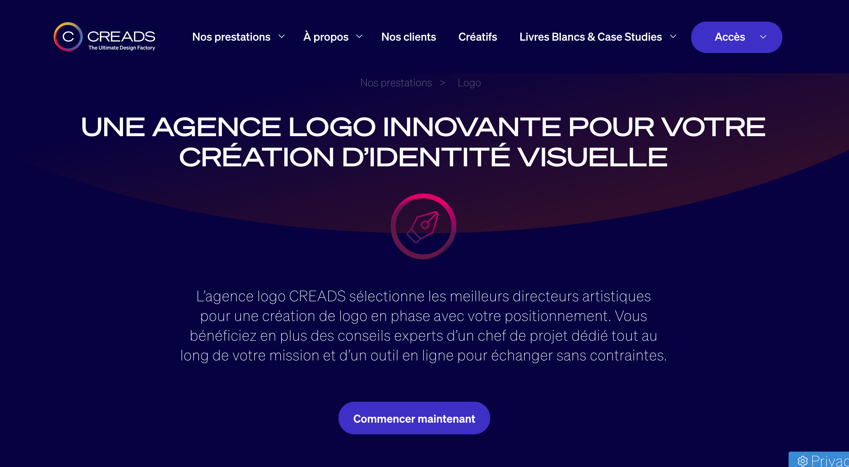 Agence de Création de logo pour votre entreprise - CREADS