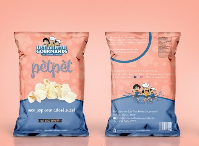 Packaging trois petits gourmands