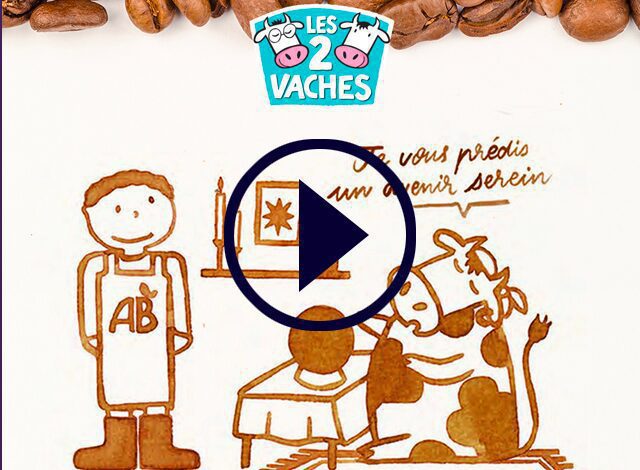 Animation Les 2 vaches danone