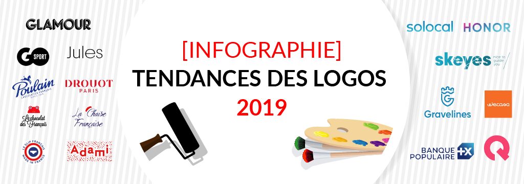 Inspiration logo : 8 Tendances Logo 2019 à suivre en infographie