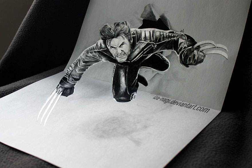 Top 10 des illustrations 3D au crayon les plus incroyablesv