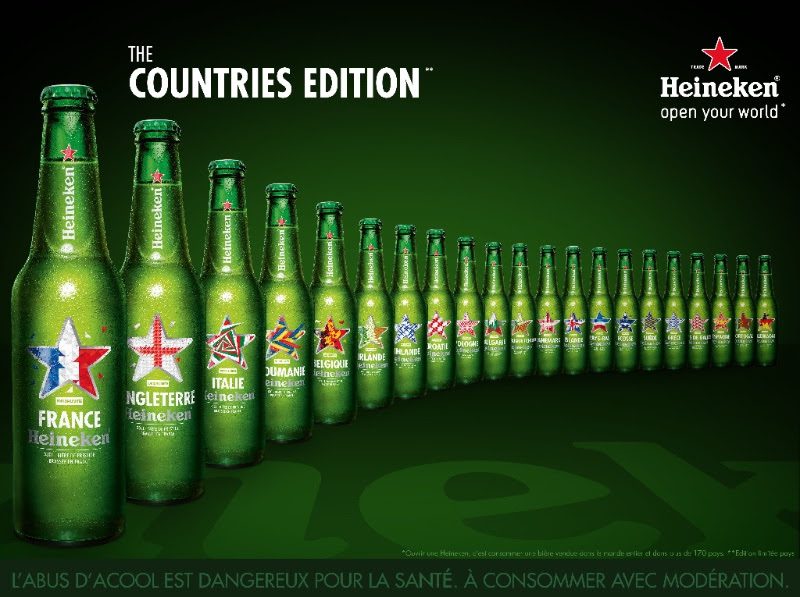 packagings de l’euro 2016 heineken