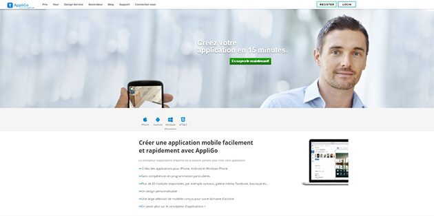 créer une application mobile