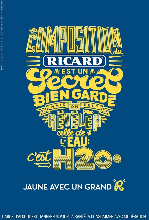 La nouvelle campagne d'affichage de Ricard, "Jaune avec un grand R"