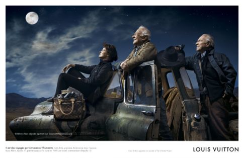 affiche vuitton lune