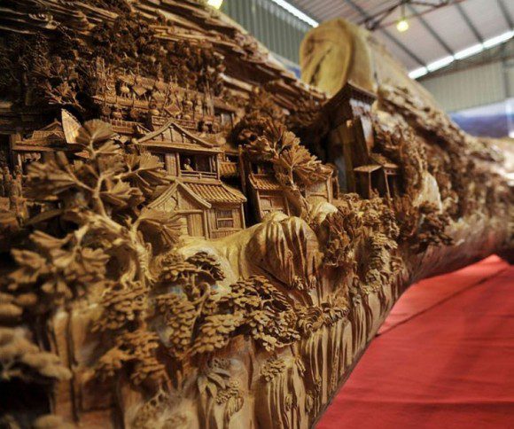 Talent à suivre : Zheng Chunhui et sa gigantesque sculpture en bois