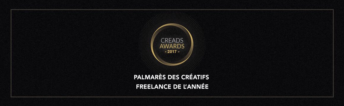 Creads Awards 2017 : Qui sont les créatifs freelances de l’année ?