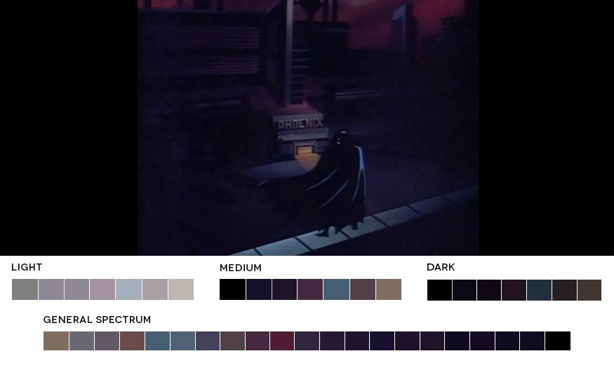 palettes de couleurs des grands films