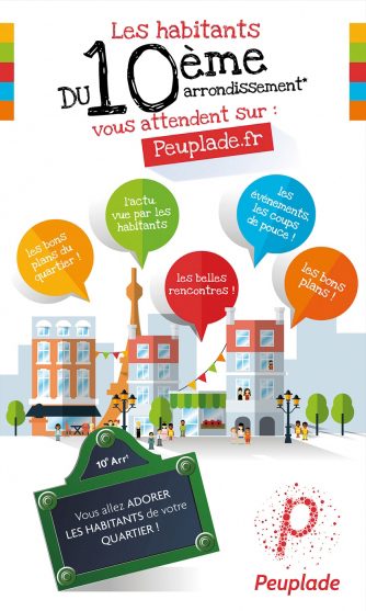 créer un flyer comme celui de Peuplade