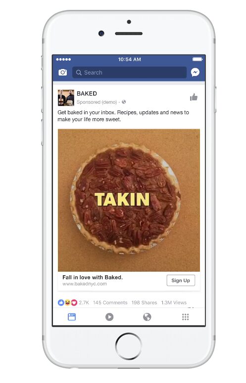 vidéos pour Facebook