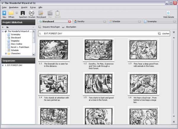 logiciel de storyboard