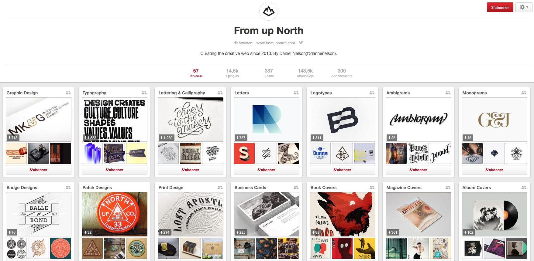 From the north - Un des Comptes Pinterest sélectionné par Creads