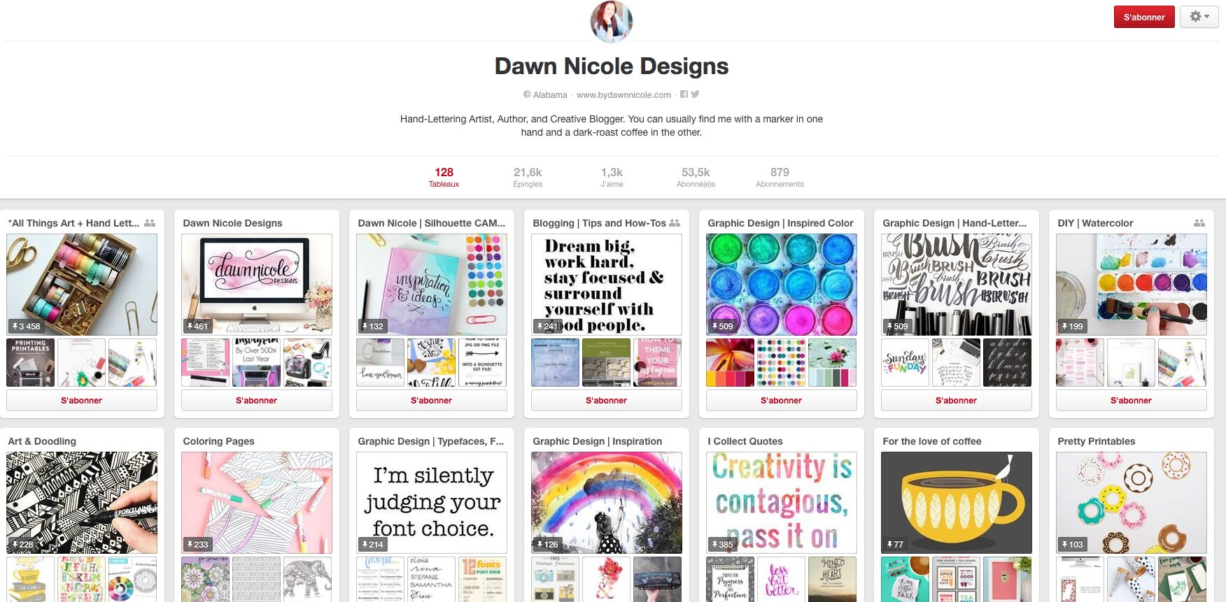 Dawn Nicole Designs - Un des Comptes Pinterest sélectionné par Creads