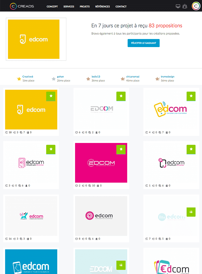 Edcom choisit Creads pour créer sa nouvelle identité visuelle !