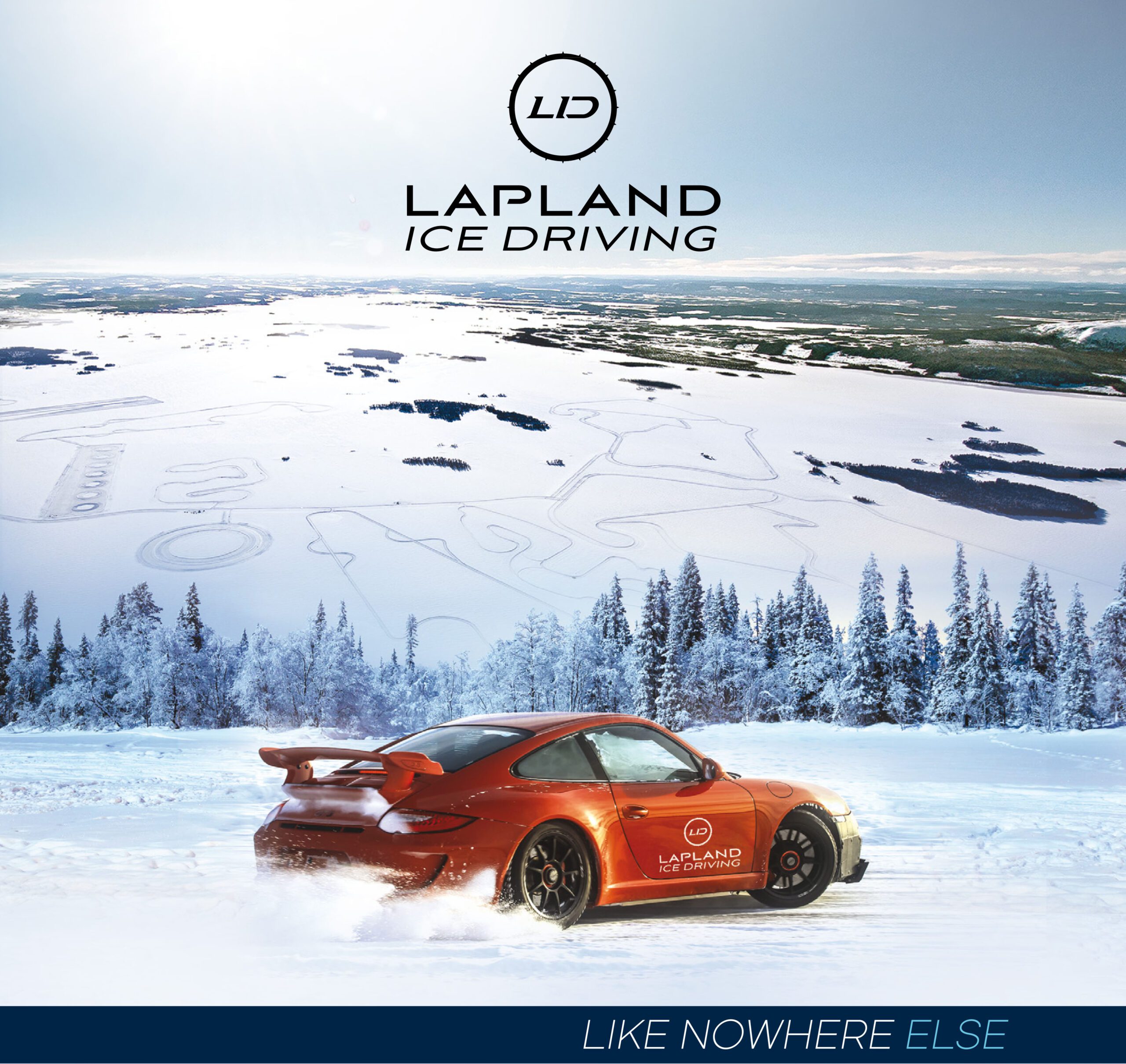 laponie ice driving - identité visuelle - creads