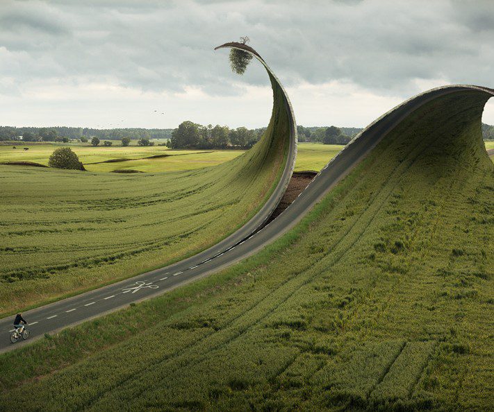 Erik Johansson Photo et Retouche Cut and fold