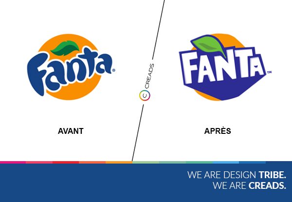 évolution logo Fanta