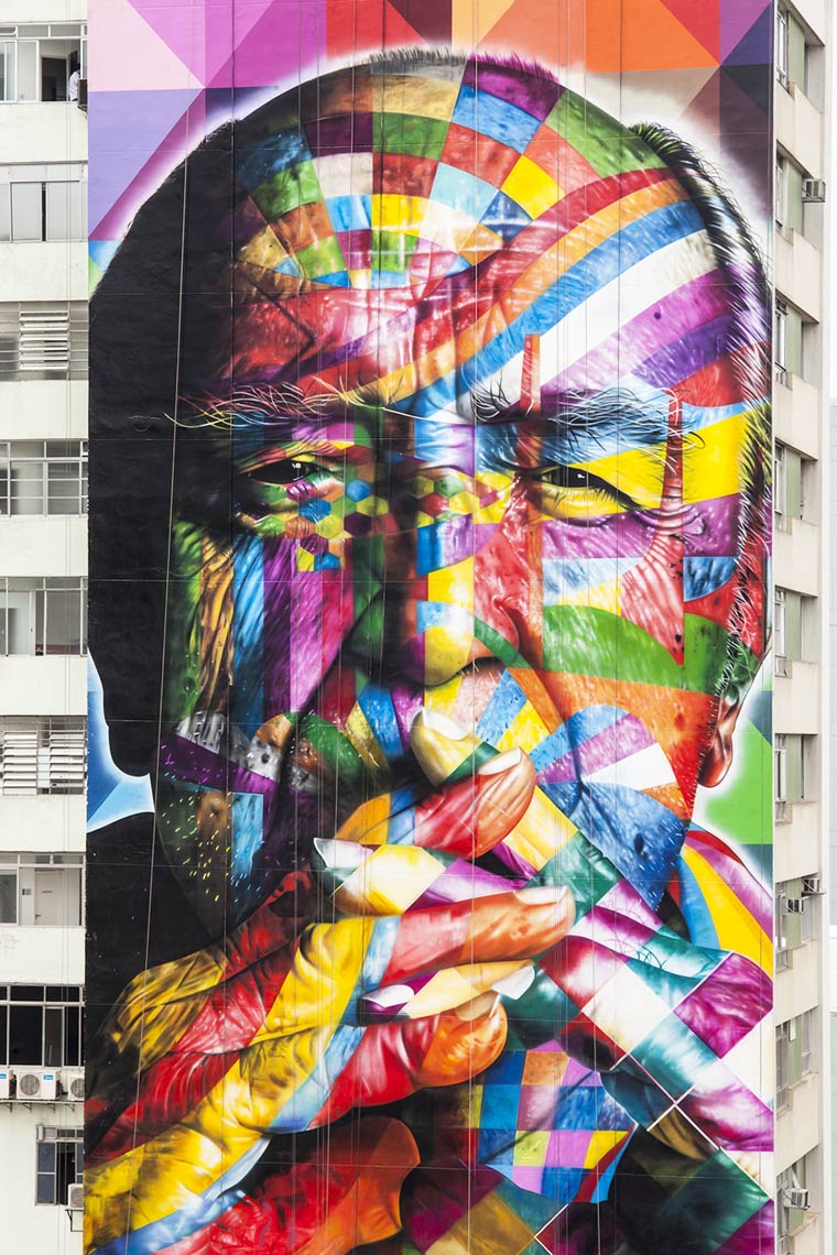 Talent à suivre : le street artiste Eduardo Kobra 