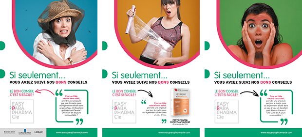 Création de concepts créatifs pour EASYPARAPHARMACIE