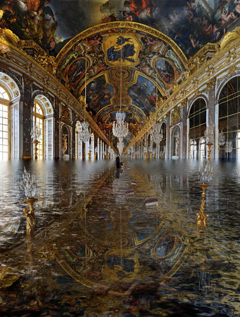 La galerie des glaces du château de Versailles, vue par Jean-François Rauzier