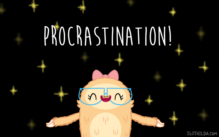 Gif procrastination