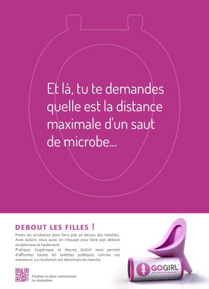 Annonceur GoGirl - ©Grand Prix de l'Affichage Indoor