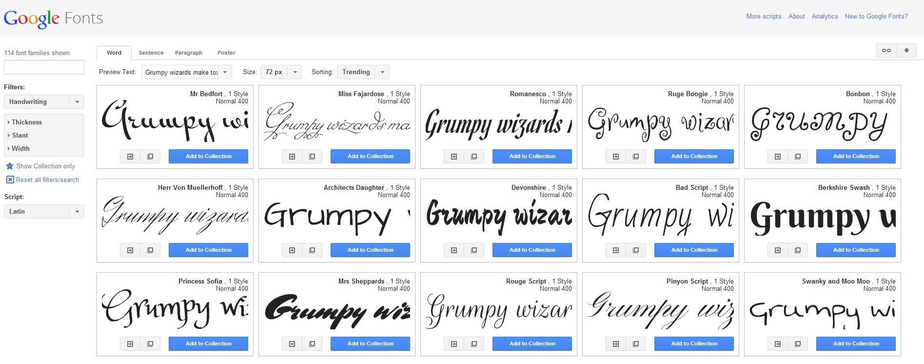 Google fonts русские шрифты