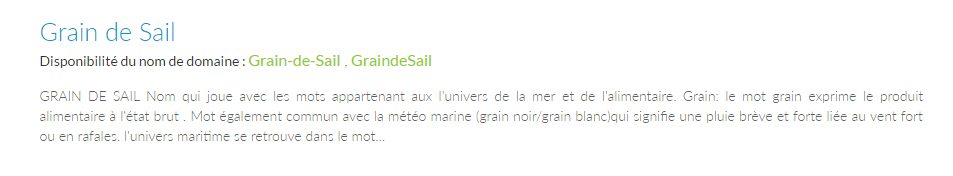 grain de sel