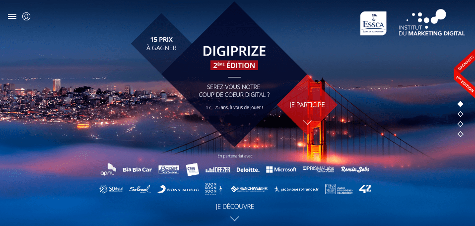 ESSCA : le concours participatif Digiprize de Creads