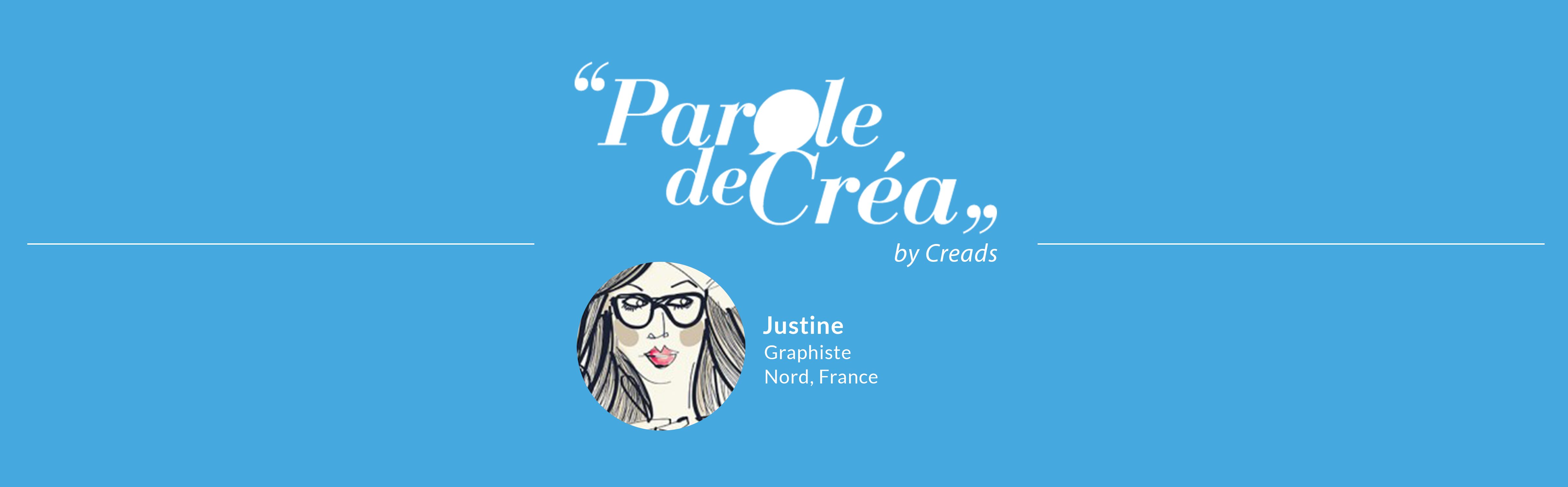 Justine graphiste freelance France