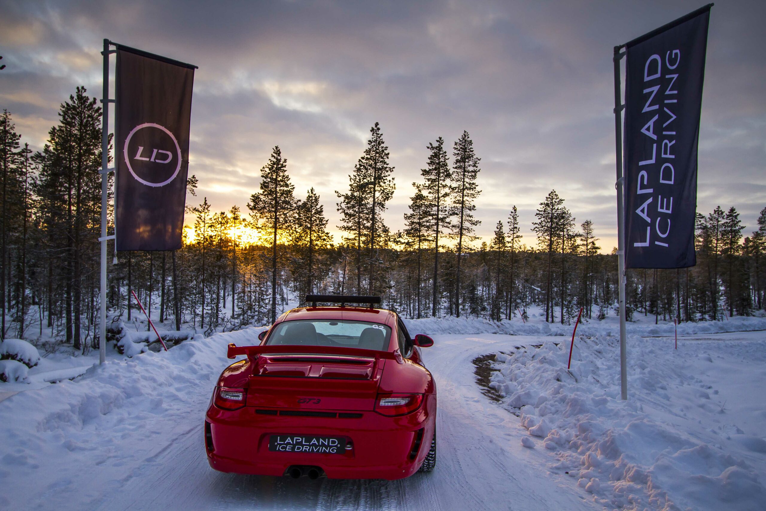 laponie ice driving - identité visuelle - creads