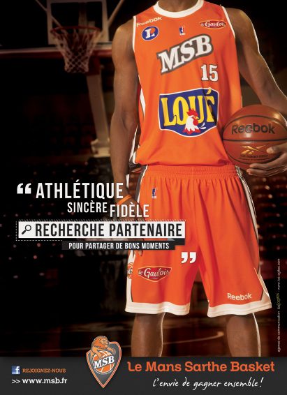 Annonceur Le Mans Sarthe Basket - ©Grand Prix de l'Affichage Indoor