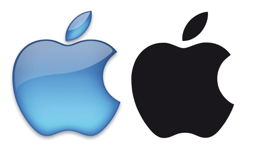 logo monochrome apple agence creads