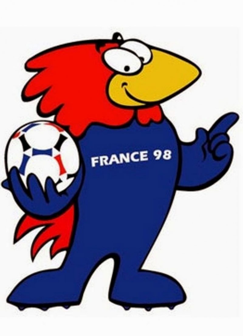 créer une mascotte - creads Mascotte Coupe du monde France 98 - Footix