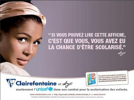 nouvelle pub clairefontaine