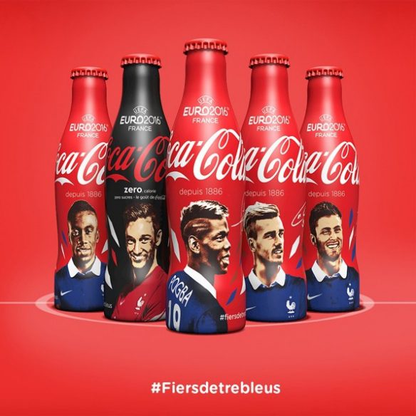 packagings de l'Euro 2016 - Coca cola