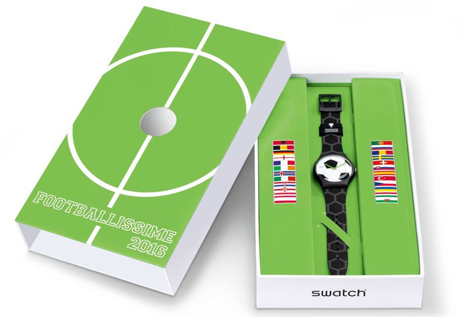 packagings de l'Euro 2016 - Swatch