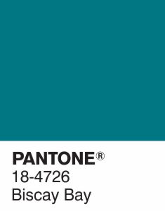 pantone bleu-vert