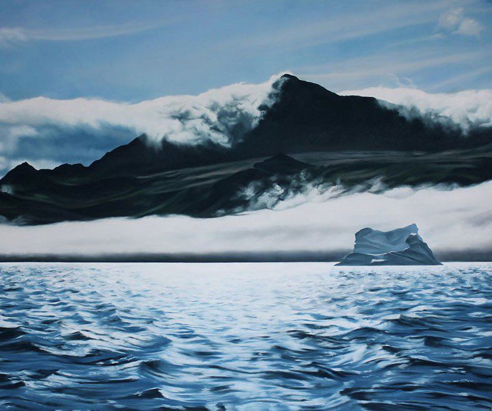 Pastel Icebergs by Zaria Forman