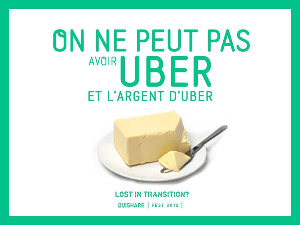 On ne peut pas avoir uber et l'argent d'uber