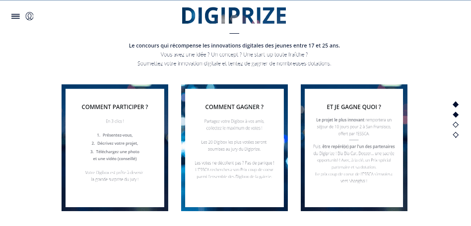 Les prix de l'opération Digiprize