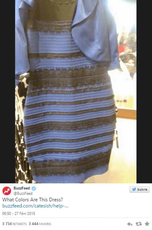 De quelle couleur voyez vous cette robe ...