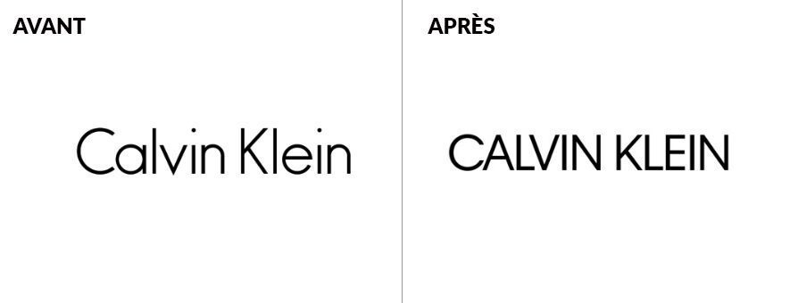  nouveau logo Calvin Klein