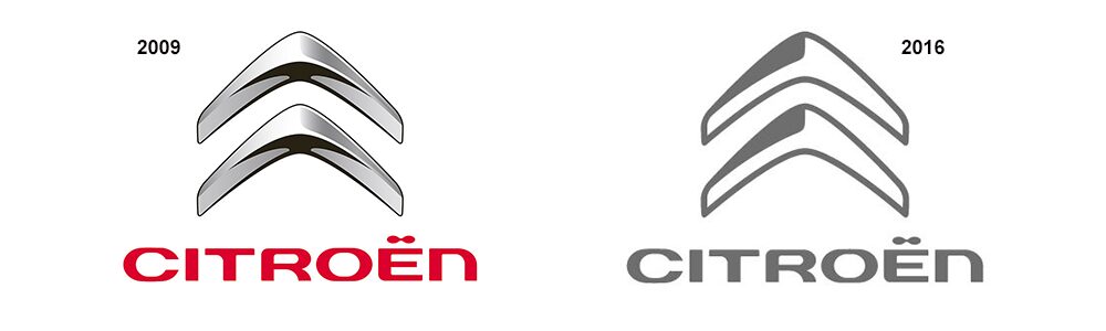Le nouveau logo de Citroën passe au flat design !