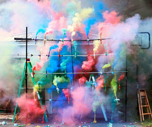 The Art of Smoke Bombs and Fireworks