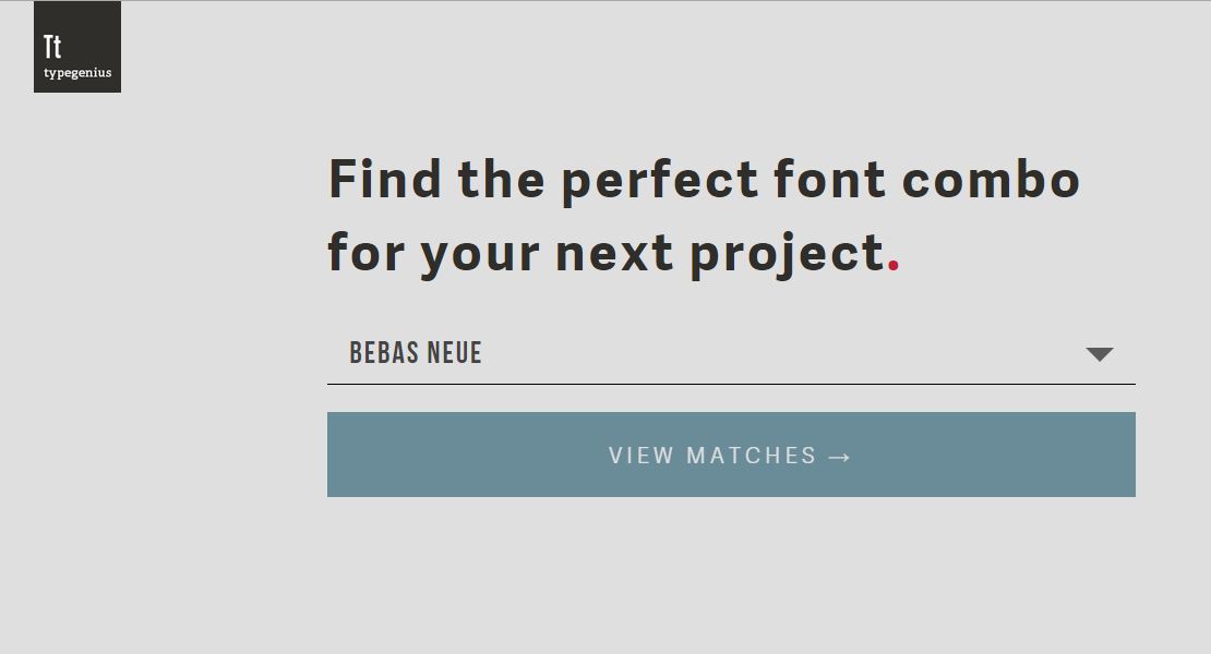 Typeg Genuis, un site qui permet de mélanger les typographies 