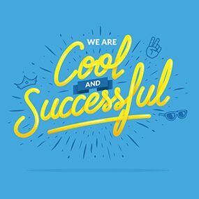 valeurs de creads - we are cool and successful