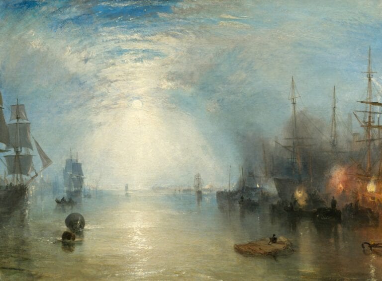 william turner feux bateaux